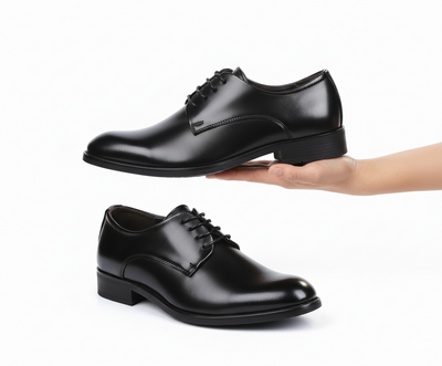 BLENGENS | Chaussures classiques en cuir noir pour hommes