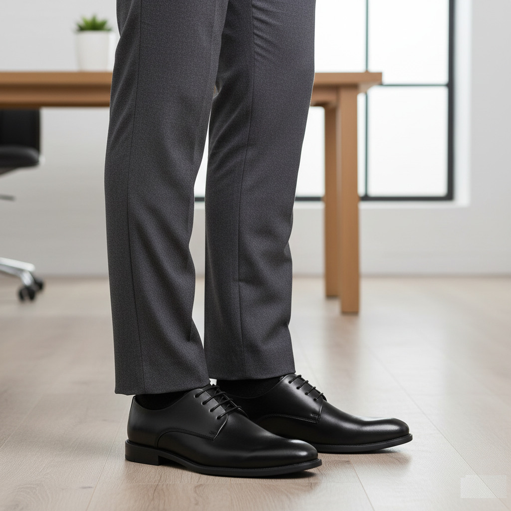 BLENGENS | Chaussures classiques en cuir noir pour hommes