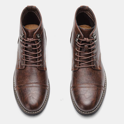 BLENGENS | Bottes en cuir marron