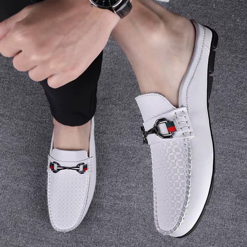 BLENGENS | Mocassins d’Été en Cuir pour Homme