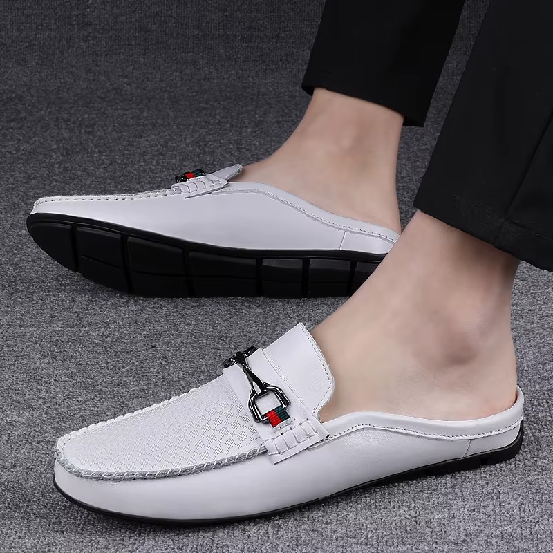 BLENGENS | Mocassins d’Été en Cuir pour Homme