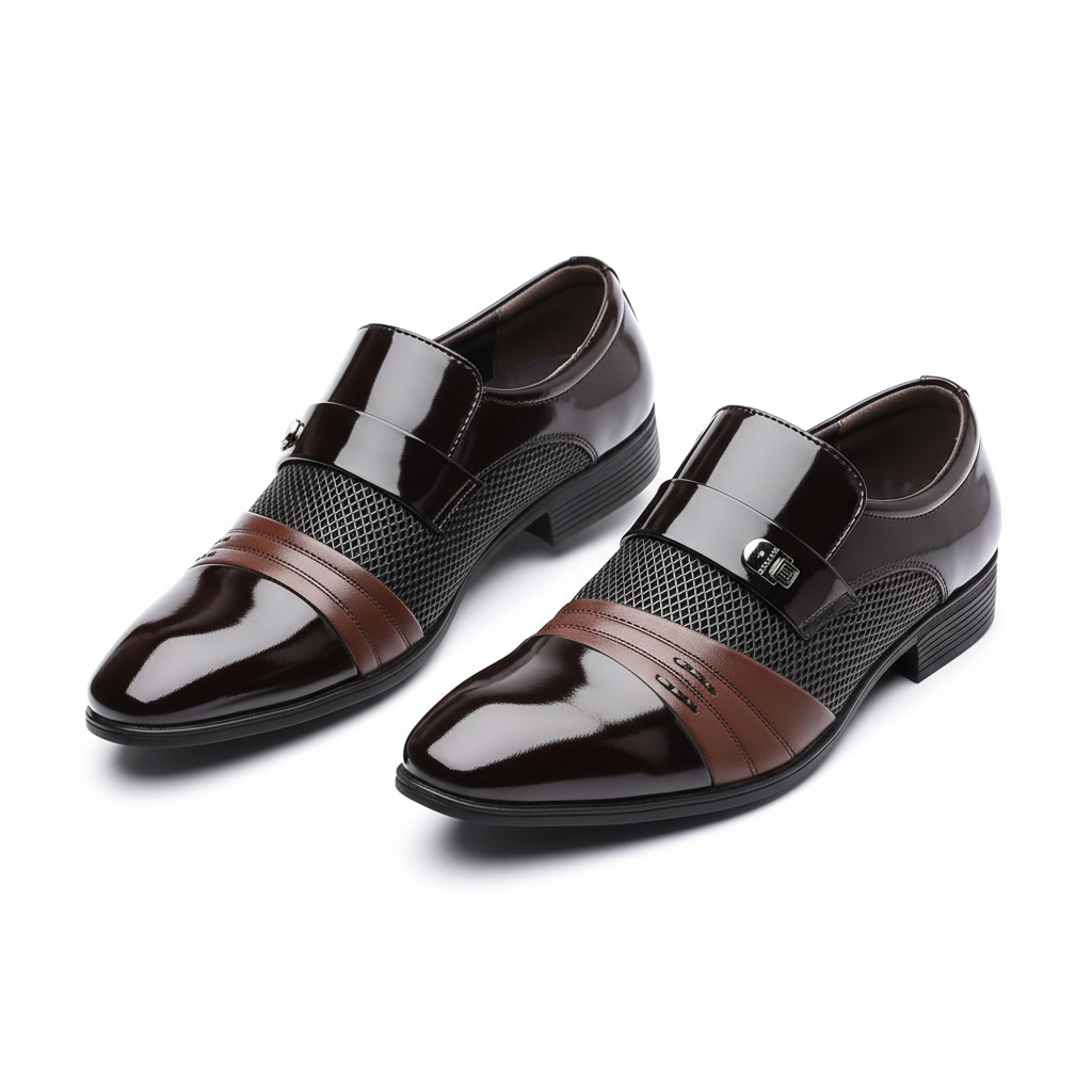 BLENGENS | Chaussures d’homme à bout pointu brillant