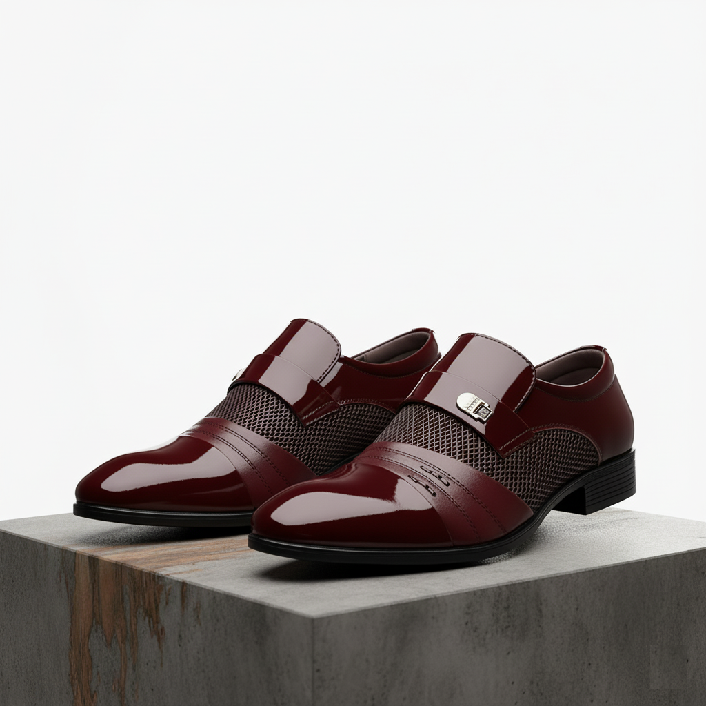 BLENGENS | Chaussures d’homme à bout pointu brillant