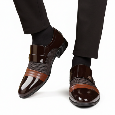 BLENGENS | Chaussures d’homme à bout pointu brillant