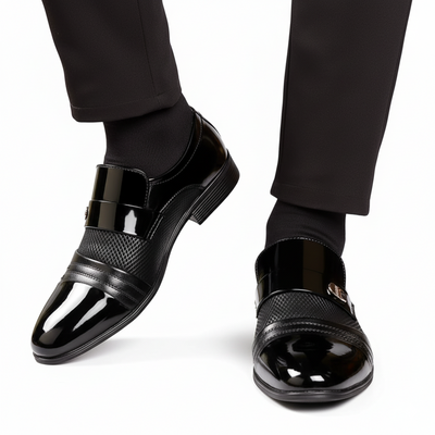BLENGENS | Chaussures d’homme à bout pointu brillant