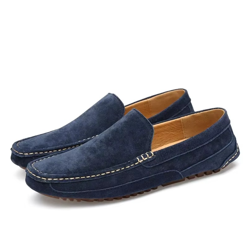 BLENGENS | Mocassins en cuir suédé pour homme