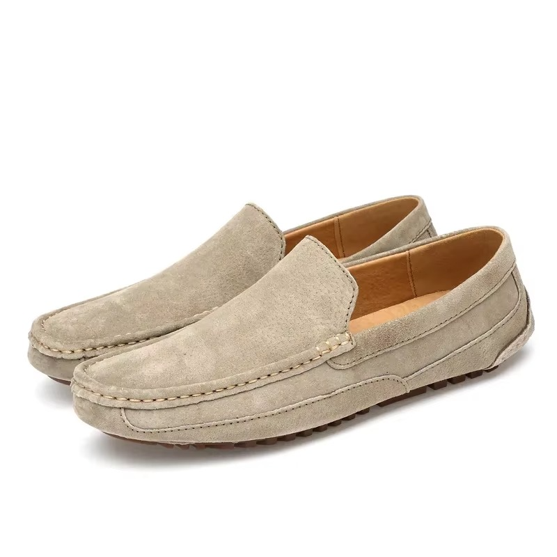 BLENGENS | Mocassins en cuir suédé pour homme