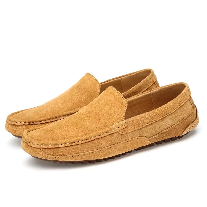 BLENGENS | Mocassins en cuir suédé pour homme