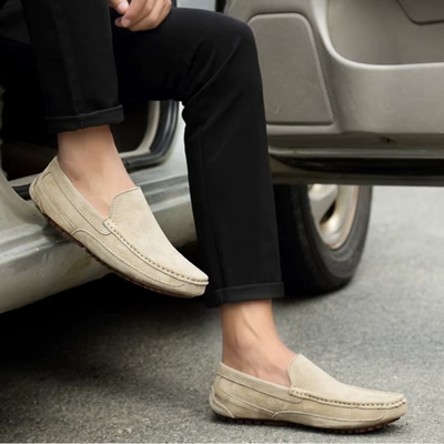 BLENGENS | Mocassins en cuir suédé pour homme