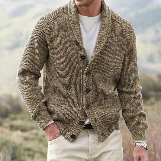 Men's Roma Knitted Cardigan Sweater