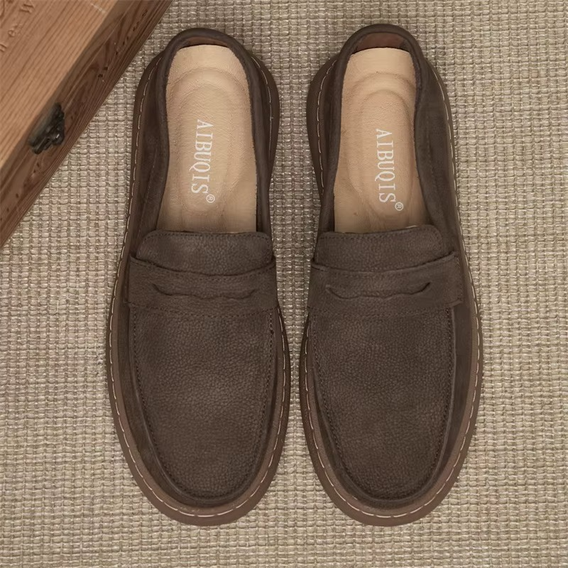 BLENGENS | Mocassins en cuir italien pour hommes