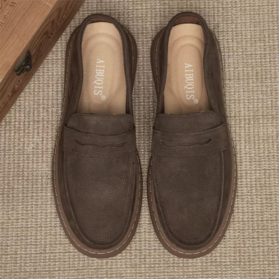 BLENGENS | Mocassins en cuir italien pour hommes