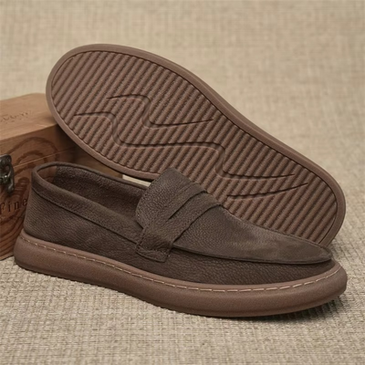 BLENGENS | Mocassins en cuir italien pour hommes